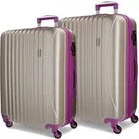 Kliknite za detalje - ABS Koferi 67cm 77cm Movom Picadilly champagne 53.696.54