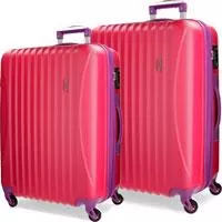 Kliknite za detalje - ABS Koferi 67cm 77cm Movom Picadilly pink 53.696.55