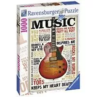 Kliknite za detalje - Ravensburger puzzle Passion for Music - Gitara 1000 delova RA19615