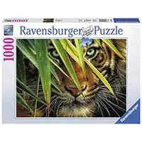 Kliknite za detalje - Ravensburger puzzle Animal Kingdom Collection - Mysterious Tiger 1000 delova RA19486