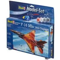 Kliknite za detalje - Revell maketa aviona sa priborom Model Set F-16 Mlu Solo Display RV63980/5008