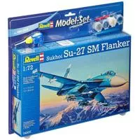 Kliknite za detalje - Revell maketa aviona sa priborom Model Set Sukhoi Su-27 SM Flanker RV64937/5008