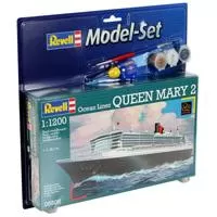 Kliknite za detalje - Revell maketa broda sa priborom Model Set Queen Mary 2 RV65808/5654