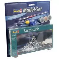 Kliknite za detalje - Revell maketa broda sa priborom Model Set Bismarck RV65802/5006
