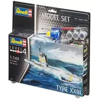 Kliknite za detalje - Revell maketa nemačke podmornice sa priborom Model Set RV65140/5008
