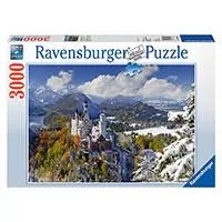 Kliknite za detalje - Ravensburger puzzle Nemačka - Zamak Nojšvanštajn u zimu 3000 delova RA17062
