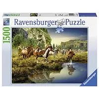 Kliknite za detalje - Ravensburger puzzle Art - Životinje - Konji - Wild Horses 1500 delova RA16304
