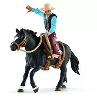 Kliknite za detalje - Schleich Figure Domaće životinje - Kauboj na konju - rodeo jahanje 41416