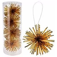 Kliknite za detalje - Bobice - Ukrasi Za Jelku - Gold - 4 Komada