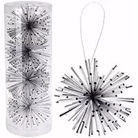 Kliknite za detalje - Bobice - Ukrasi Za Jelku - Silver - 4 Komada
