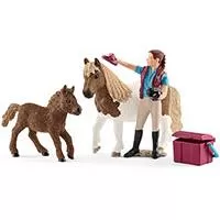 Kliknite za detalje - Schleich Figurice Domaće životinje - Konji - Timarenje ponija 42362