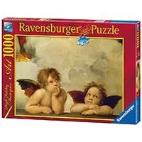 Kliknite za detalje - Ravensburger puzzle Art - Raffaello Sanzio - Cherubini 1000 delova RA15544