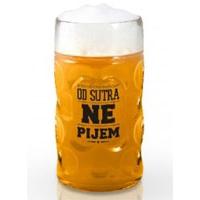 Kliknite za detalje - Krigla Čaša za pivo Od sutra ne pijem