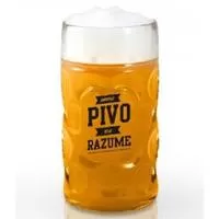 Kliknite za detalje - Krigla sa natpisom Samo pivo me razume Čaša za pivo