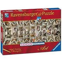 Kliknite za detalje - Ravensburger puzzle Art - Sistin Chapel 1000 delova PANORAMA prikaz RA15062