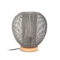 Kliknite za detalje - Žičana stona lampa Home Deco Grey