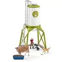 Kliknite za detalje - Schleich Figurice Domaće životinje - Silos za hranu i životinje 41429
