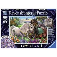 Kliknite za detalje - Ravensburger puzzle BRILLIANT - Adorned Stallions 500 delova RA14911