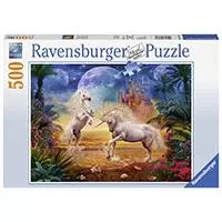 Kliknite za detalje - Ravensburger puzzle Art - Životinje - Fantazija- Fantastic Unicorns 500 delova RA14743