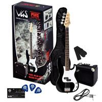 Kliknite za detalje - VGS RCB-100 bas paket gitara sa pojačalom i futrolom