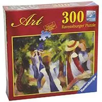 Kliknite za detalje - Ravensburger puzzle Art - Macke - Girls under Trees 300 delova RA14024