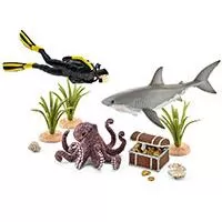 Kliknite za detalje - Schleich Figure Divlje životinje - Lovac na morsko blago 42329