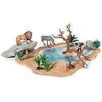 Kliknite za detalje - Schleich Figure Divlje životinje - Pojilište u divljini 42258