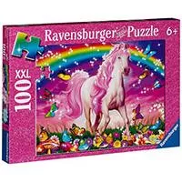 Kliknite za detalje - Ravensburger puzzle - XXL - Glitter puzzle - Horse Dreams 100 delova RA13927