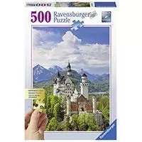 Kliknite za detalje - Ravensburger puzzle Nemačka - Zamak Nojšvanštajn 500 delova BIGGER PIECES RA13681