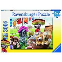 Kliknite za detalje - Ravensburger puzzle XXL - Životinje - Kučići - Laundry Day 300 delova RA13205
