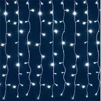 Kliknite za detalje - Novogodišnja LED zavesa 120x140cm sa 168 hladno belih lampica