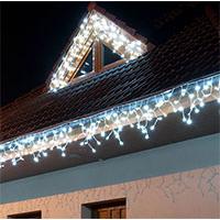 Kliknite za detalje - Nadogradive novogodišnje LED lampice 4m x 0.5m 152L Icicle za unutrašnju i spoljnu upotrebu