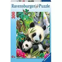 Kliknite za detalje - Ravensburger puzzle Životinje - Divlje životinje - Cuddling Pandas 300 delova RA13065