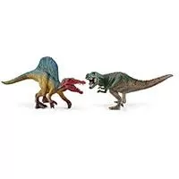 Kliknite za detalje - Schleich Figurice Dinosaurusi - Spinosaurus i T-Rex mali 41455