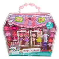 Kliknite za detalje - Lalaloopsy Mini Dve Lutke Sa Garderobom 539643, roze