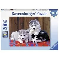 Kliknite za detalje - Ravensburger puzzle XXL - Životinje - Psi - Cute Huskies 200 delova RA12823