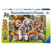 Kliknite za detalje - Ravensburger puzzle XXL - Životinje - Big Cat Nap 200 delova RA12721