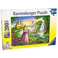 Kliknite za detalje - Ravensburger puzzle XXL - Princess with White Horse and Castle 200 delova RA12613