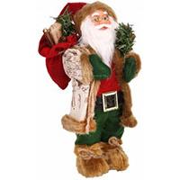 Kliknite za detalje - Deda Mraz sa džakom i zelenim pantalonama visine 30 cm