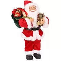 Kliknite za detalje - Klasična figura Deda Mraza visine 45 cm