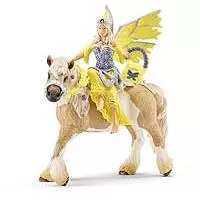 Kliknite za detalje - Schleich Figurice Bayala -  Vila Sera u svečanoj odeći na konju 70503
