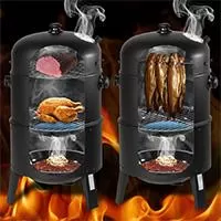 Kliknite za detalje - Sušnica za meso 3u1 -  suši peče dinsta na ćumur ili drvo