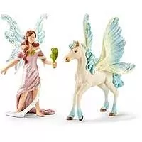 Kliknite za detalje - Schleich Figure Bayala - Vila Safenja sa pegazom 70539