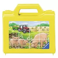 Kliknite za detalje - Ravensburger puzzle kocke Childrens Puzzle Cubes - Farm Animals 12 kocki  RA07471