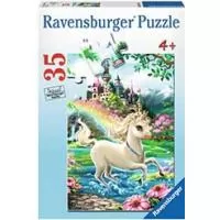 Kliknite za detalje - Ravensburger puzzle Dečije puzle - 35 - Unicorn Castle  35 delova RA08765