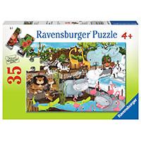 Ravensburger puzzle Dečije puzle - 35 - Životinje - Day at The Zoo  35 delova RA08778