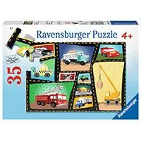 Kliknite za detalje - Ravensburger puzzle Dečije puzle - 35 - Tires and Engines   35 delova RA08781