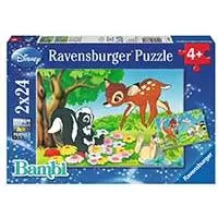 Kliknite za detalje - Ravensburger puzzle Dečije puzle - 2x24 - Disney - Bambi   2x24 dela RA08864