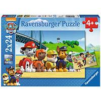 Kliknite za detalje - Ravensburger puzzle Dečije puzle - 2x24 - Paw Patrol - Heroic Dogs  2x24 dela RA09064