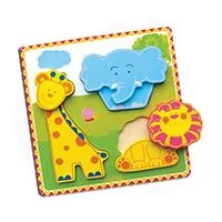 Kliknite za detalje - Viga drvena umetaljka 2 nivoa Zoo 59304A
